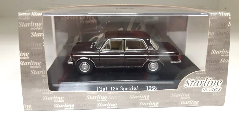 Starline Fiat 125 Special 1968 brown testa di moro 1/43 510745 - Immagine 2 di 3