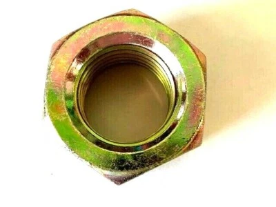 BRIGHTON 1" - 8 UNC GRADE 8 YELLOW ZINC PLATED HEX NUT (1 NUT)