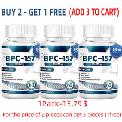 2025New 3 PACK BP-157 1000 MCG Boost Energy| 60CAPS - LAB|RESEARCH-FAST SHIPPING