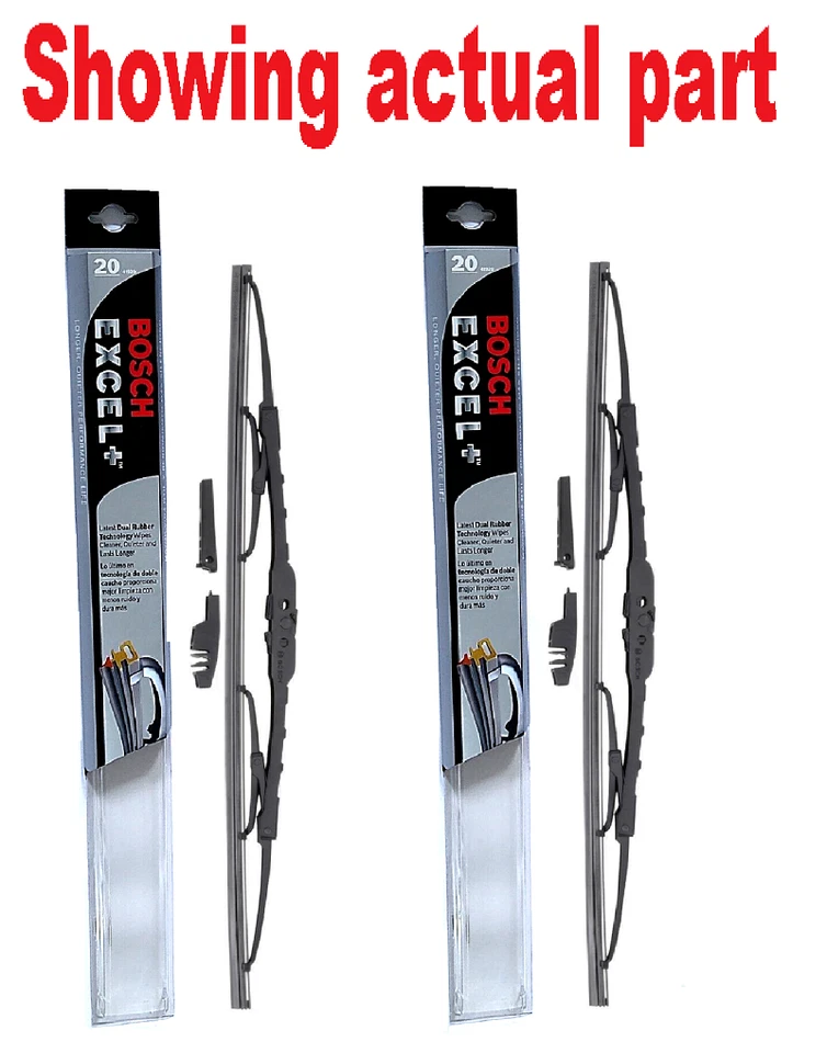 (2)BOSCH WIPER BLADE For Driver & Passenger Fits MASERATI Biturbo 1983-1987 - Image 3 of 3