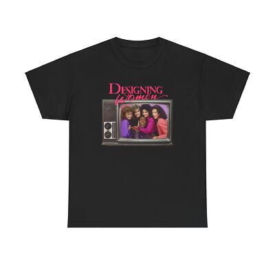 Designing Women Heavy Cotton Tee, TV Show Fan Shirt, Classic TV Show Apparel