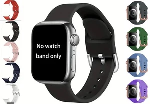 Silicone iWatch Band For Apple Watch Ultra iWatch Series 9 8 7 6 5 SE 44/45/49mm