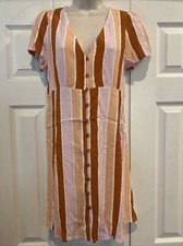 Stylish Short Sleeve Forever 21 Small Dress 