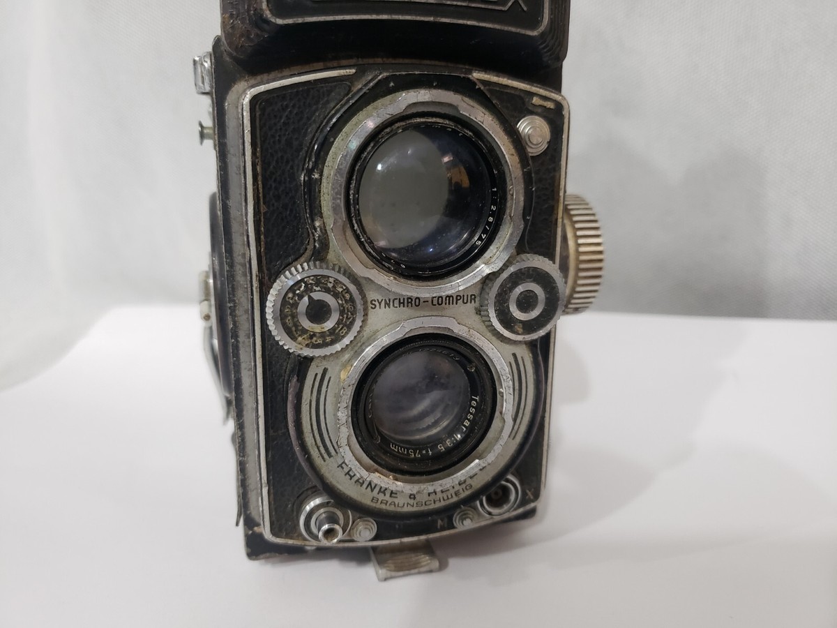 Rolleiflex 3.5B Film Camera Tessar Lens AS IS | eBay