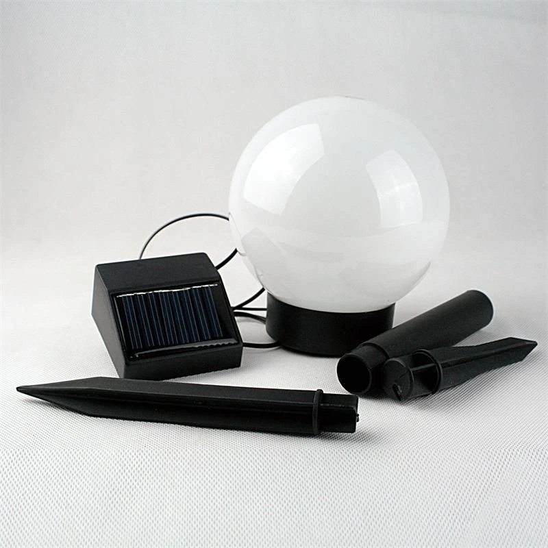 Solar LED Kugelleuchte Ø15cm, Garten-Lampe Kugellampe Außen Leuchte Kugel LEDs - Bild 4 von 4