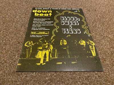 JBF47 DOWN BEAT MAGAZIN TITELSEITE 11X8 17.9.1970 BLOOD SWEAT & TEARS
