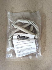  NEW Adirondack Wire  Cable 360250 12' Handset Coiled Cord Ivory 