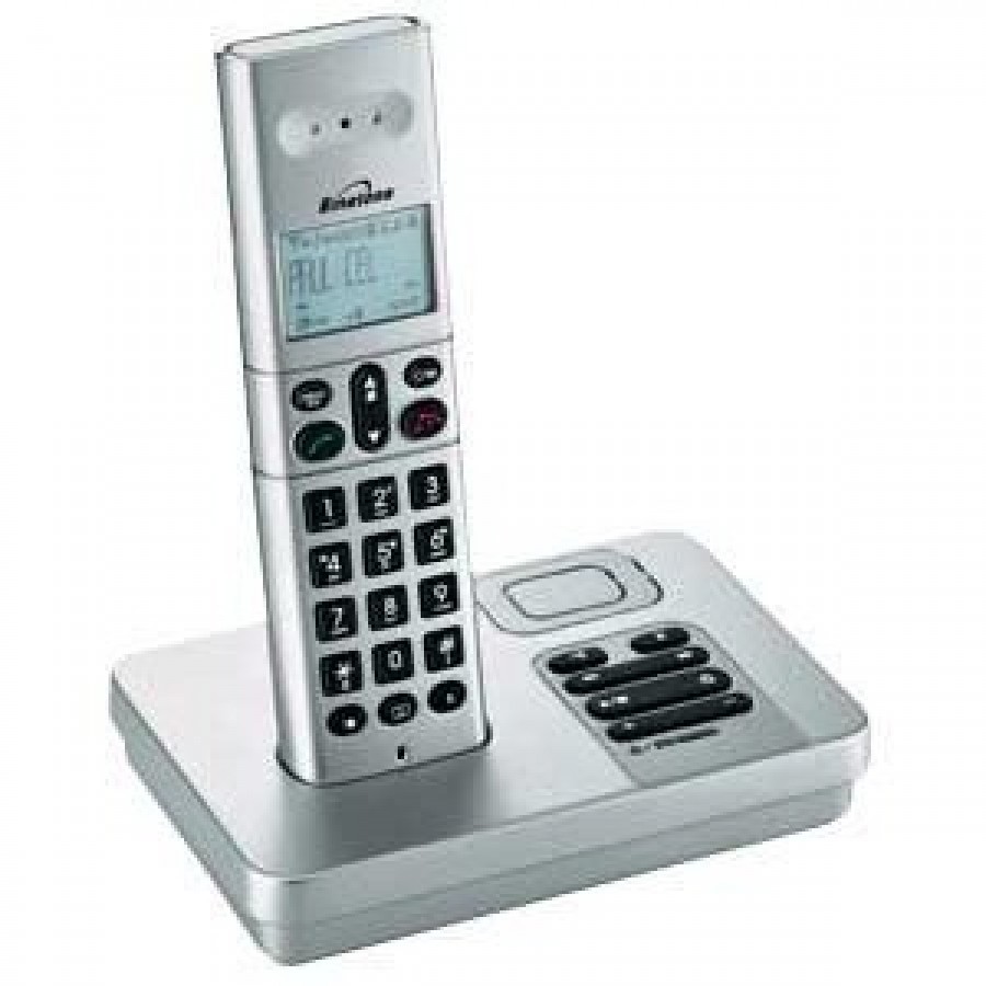 Details about BINATONE STYLE 1820 (LCD) CORDLESS PHONE - MATT SILVER +  ANSWER MACHINE *SALE*