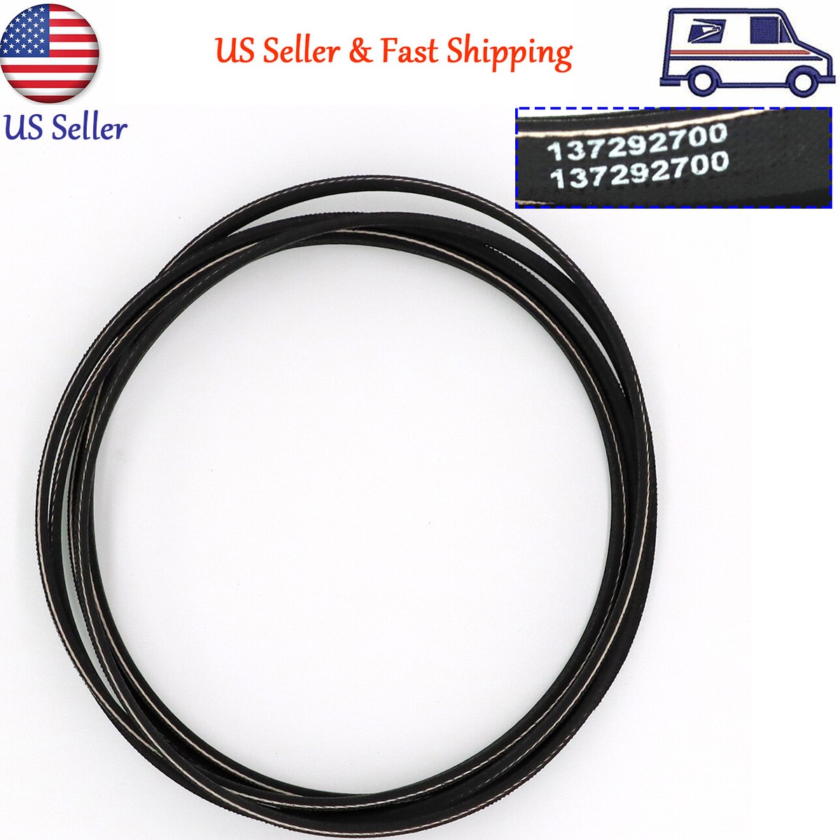 Cinghia Per Asciugatrice Frigidaire Cinghia Per Asciugatrice WE12M29 GE - Compatibile Con Modelli Frigidaire, Numeri Parte 137292700, AP4565702 Cinghia Asciugatrice We12m29