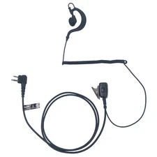 PTT Mic Acoustic Headset Earpiece for Motorola Two Way Radio CLS1110 CP180 CP200