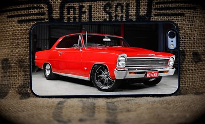 1966 Nova Pro Street Red Custom Made to Order  Phone Cases