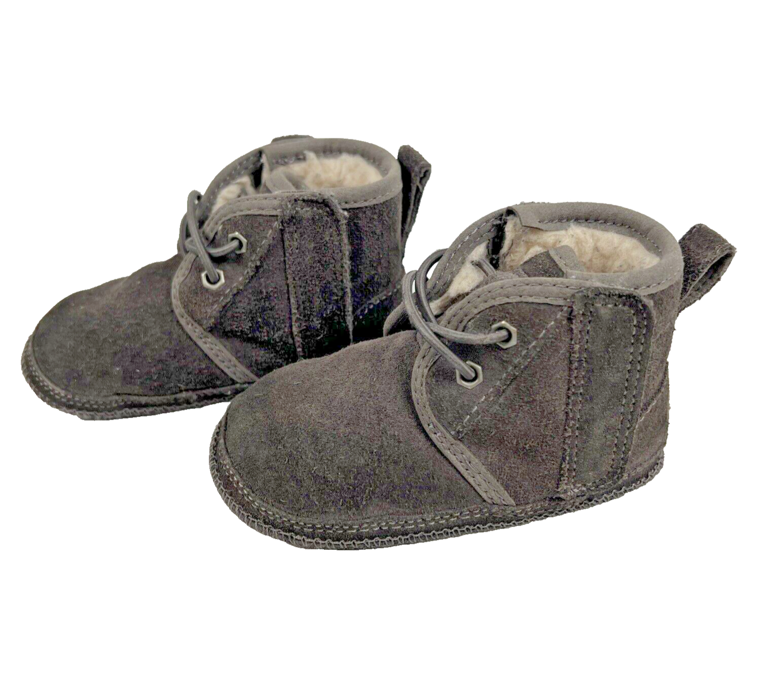 Ugg Nuemel Brown Toddler Shoes Size 4/5 US Hook and Loop Closure-image