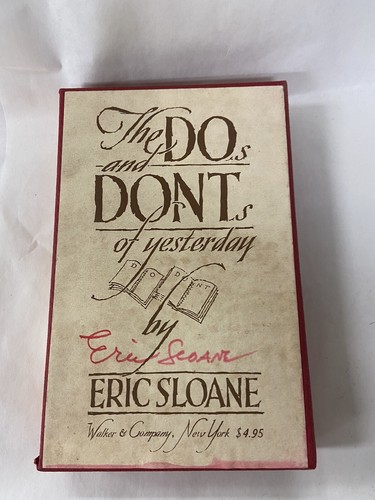 The Do’s And Dont’s Of Yesterday By Eric Sloane Boxed Set Signed - Picture 3 of 11