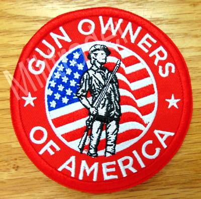 Gun Owners of America GOA Flag Liberty Patch (Iron-on) Full-Color
