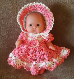 Vestido De Croche Para Boneca Bebe Barato Online