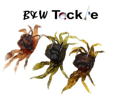 crab lures fishing saltwater 3D Soft Plastic CRAB Surf Fishing Saltwater Lure~3/pkg~FREE Shipping