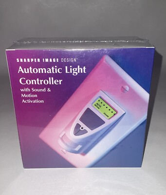 Sharper Image Automatic Light Controller Sound & Motion Si648 Brand New