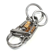 Handmade Stainless Steel Keychains Keyrings Key Chain Key Holder Belt Clip Gifts