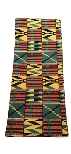African Wax Print Ankara Fabric 6 Yards dress fabric/craft /skirt Kente New - Picture 4 of 8