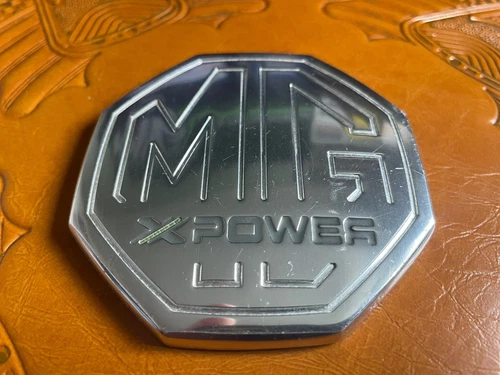 Insignia cromada original de fábrica MG SV Xpower MG SV-R ZS ZR ZT BTCC - Imagen 1 de 1