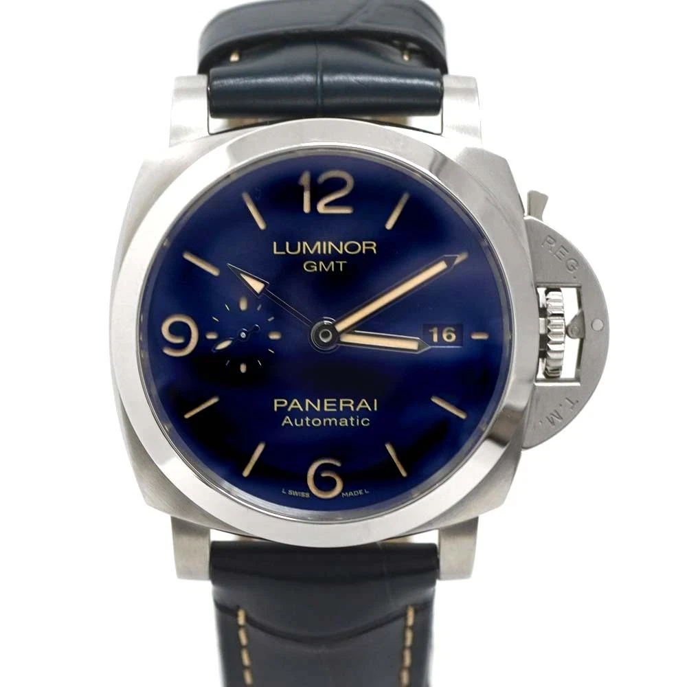 Panerai — O.PANERAI LuminorGMT PAM01033 Stainless Steel Diamond Leather 44.0mm #KNW1810