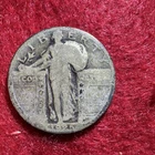 Standing Liberty Quarter 1925 P - 90% Silver US Coin - Circulated Condition