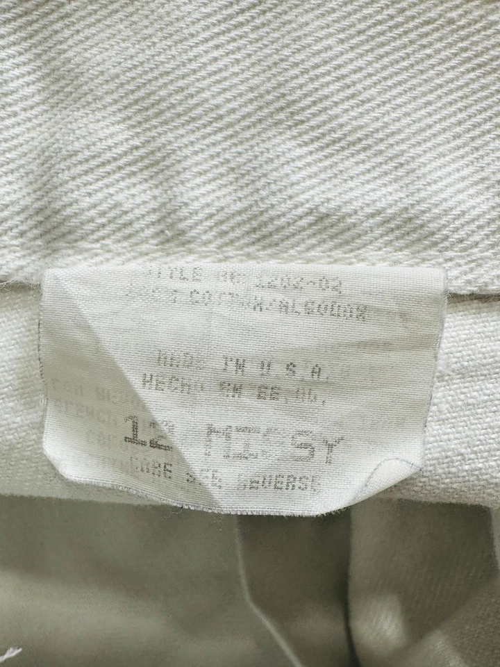 Pantalones Cortos Vintage Zena Jeans Para Mujer 12 Blanco Tiro Alto Denim EE. UU. Mamá Calce Años 90 Foto 3 de 4