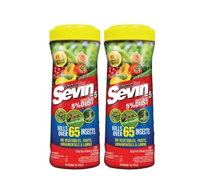 Sevin Garden Tech Dust Bug Killer Multiple Insects Rtu Carbaryl 1 Lb (Pack of 2)