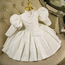 New Year Girl Birthday Princess Dress Performance Party Gown Pageant Formal Wear