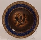 Zierteller Carlsbad Sammelteller Porcelaine mit Goldmalerei / Dekoteller