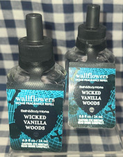 2-Pack NEW Wicked Vanilla Woods Wallflower Refill Bulbs SEALED Bath  Body Works