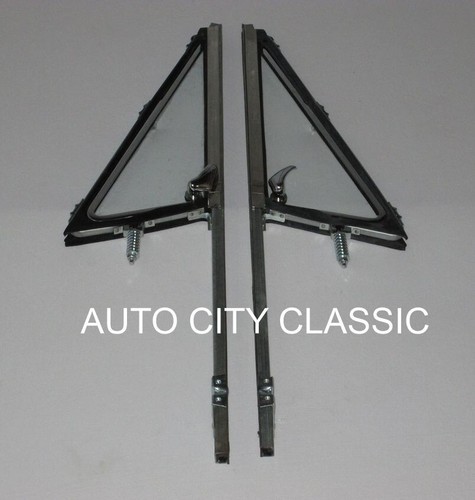 Classic 1968-1972 Chevy Pickup Vent Window | Green Tinted Glass | Left Or Right Front | Auto City Classic