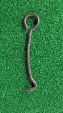Vintage Cast Iron Door Gate Hook Latch Rustic Primitive Farmhouse 5"