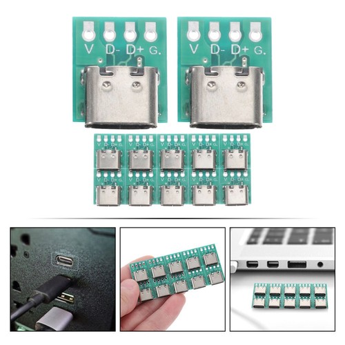 12 Pcs USB C- Splitter Board USB-C-Splitter Buchse USB-C-Platine - Bild 5 von 12