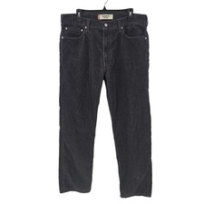 Levis 505 Jeans Mens 36x30 Gray Corduroy Regular Fit Straight Leg Classic