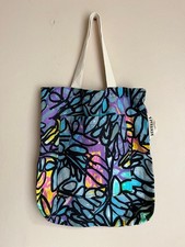 MANGKAJA x gorman Printed Tote Bag -Artistic Canvas - Multicolor