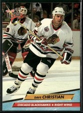 🏒 1992-93 Fleer Ultra  - Dave Christian Blackhawks #273