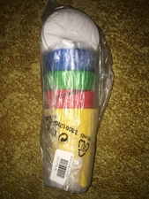 Tupperware  Bell Tumblers with Domed Sipper Seals Sippy Cups Primary New