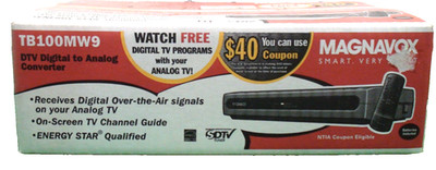 Maganavox DTV Digital to analog converter air television w remote