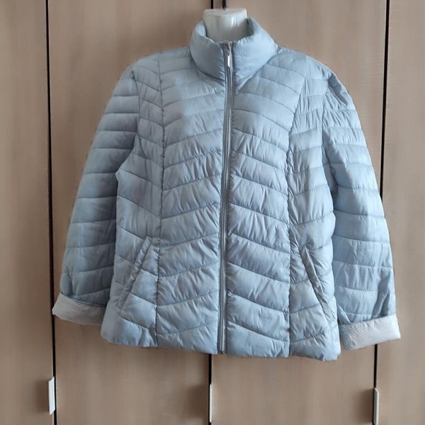 Women Charles Vögele Jacket Grey Polyester 46
