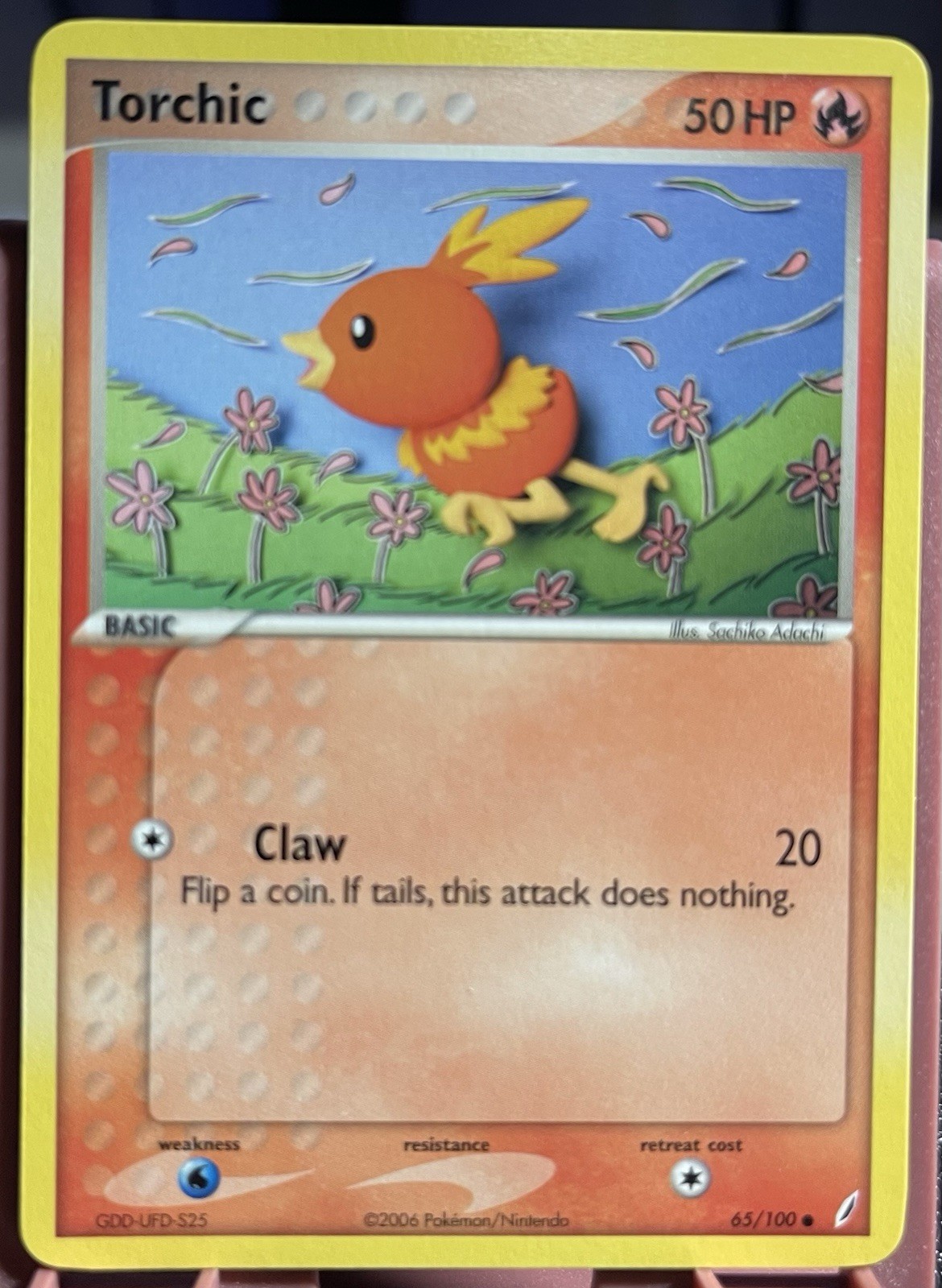 Torchic Pokémon TCG EX Crystal Guardians # 65/100 Non Holo Common