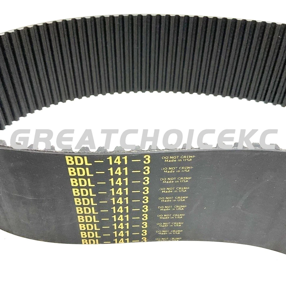 3" Belt Drives Primary Belt 141T 8MM For Harley Bdl-141-3 Foto 2 de 4