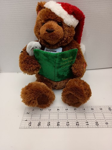 Gund 2007 The Night Before Christmas Story Time Bear Animated Reads Whole Story - Picture 6 of 7