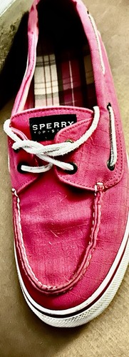 Sperry Top Sider Damen Gr. 10M Rosa/Weiß Sneaker - Bild 3 von 7