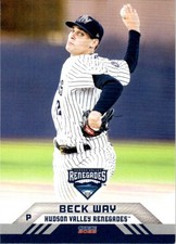 2022 Beck Way Choice Minor League Rookie RC Hudson Valley Renegades
