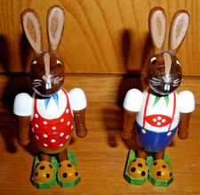 Osterhasen, Seiffen, Erzgebirge, Figurenland Uhlig, Hasen