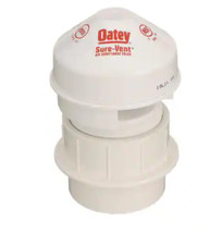 Oatey Sure-Vent Air Admittance Valve PVC 1-1/2 39230