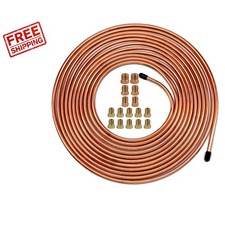 High-quality 25 Ft 316 Flexible Brake Line Kit - Includes 16 Essential Fittings High-quality 25 Ft 316 Flexible Brake Line Kit - Includes 16 Essential Fittings