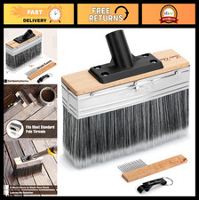 7.5-Inch Deck Stain Brush - Wood Stain Applicator for Smooth Finish & Easy Use
