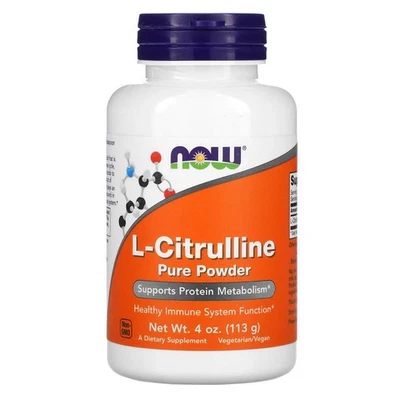 NOW FOODS L-Citrullin Reines Pulver (L-Citrullin Pulver) 113g - Bild 1 von 3